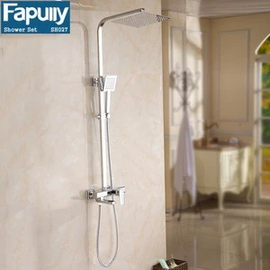 Fapully bathroom products wall mounted bath rain shower set