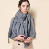 Fashion custom scarf shawl knitted eco-friendly artificial wool scarf shawl women