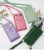 Fashion embossed crocodile leather cell phone crossbody bag wallet mobile phone bags cases