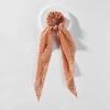 Fashion Hair Accessories for Summer Flower Fabric Scarf Ponytail Holder Women Bandanas Floral Scrunchies