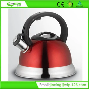 Fashion heavy stainless steel water tea kettle whistling kettle