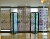 fashionable hollow out glass door decorative stainless steel screen