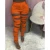 Import FASHIONOSINA Hole Solid Color pantalones Womens Pants Trousers 2021 Women Ladies Bottoms Summer Clothes from China