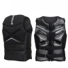 Fast Dispatch High End Black Life Jacket Smooth Skin Canoe Rafting Surfing Boat Kayak Safety Vest Plus Size Drop Shipping