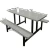 Import Fast Food Restaurant Dining Table And Chair For Sale from China