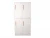 Import faux wood transfer print  2 layers wholesale double door office home  study library file cabinet from China