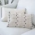 Import Fennco Styles Ivory Boho Tribal Textured Decorative Pillow Case with Tassels from China