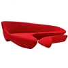 Fibreglass Luxury home furniture designed by Zaha Hadid Moon Sofa