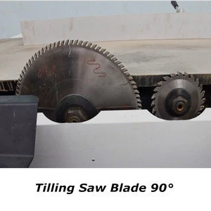 Fine Large Horizontal Combination Manual Plywood Woodworking Cutting Saw Machine In India