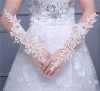fingerless lace bridal thermal fingerless wedding gloves white embroidery long sexy gloves MGB11