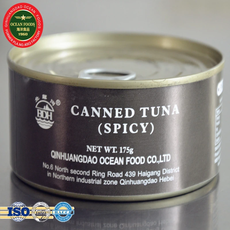 Fish canned spicy tuna canned
