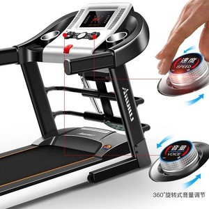 Fitness training equipment electric running jogging machine folding treadmill with LED Screen