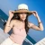 Import Flat top straw hats Summer Spring women&#39;s trip caps leisure pearl beach summer hat breathable fashion from China