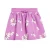 Import Flower printed purple cotton quality top skirt 2pcs girls clothing set from China