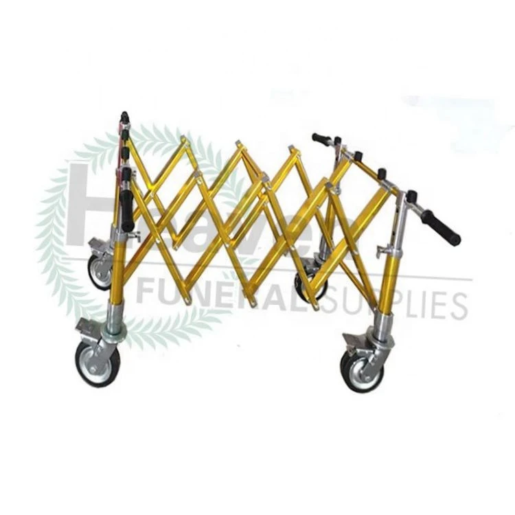 Foldable funeral mortuary stretcher church truck trolley