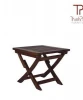 Foldable outdoor side table