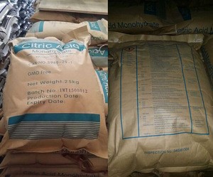 Food Grade Citric Acid Anhydrous and Citric Acid Monohydrate Food Additives Bulk Citric Acid Supplier
