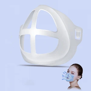 Food Grade Soft Washable Reusable Face Masking Holder Silicone 3D Masked Bracket