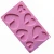 Import Food standard heart shaped silicone chocolate mold silicone lollipop  mold from China