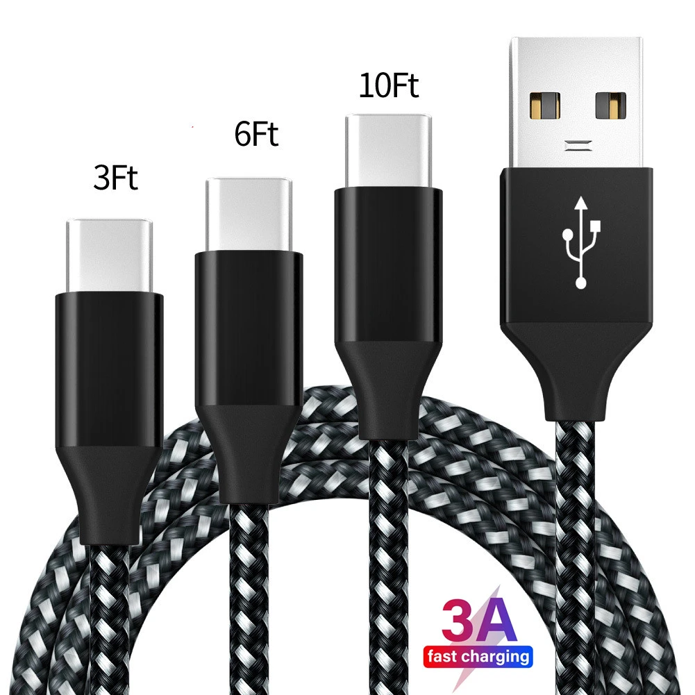 for Huawei 5A USB Type C Cable 1M 2M 3M QC3.0 USB-C Cord SuperCharge 5A Quick Charger 3.0 Mobile Phone USB Type C Charging Cable