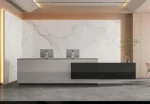 Foshan factory 1200x2400mm large porcelain wallboard floor tile hotel table stone burning