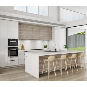 Foshan / Malaysia factory direct sales modern kitchen cabinet for project
