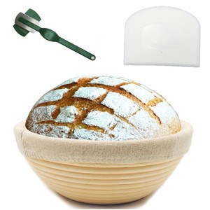Free Sample Baking Tools Handmade Rattan Baneton 9&#39;&#39; Proofing Basket Set