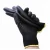 Import Free sample knitted liner black PU hand protection safety gloves from China