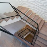 Free standing handrails balustrade wrought iron  railing