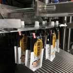 Full Automatic Juice Liquid Packing Bag Filling Capping Machine For Standing Spout Pouch