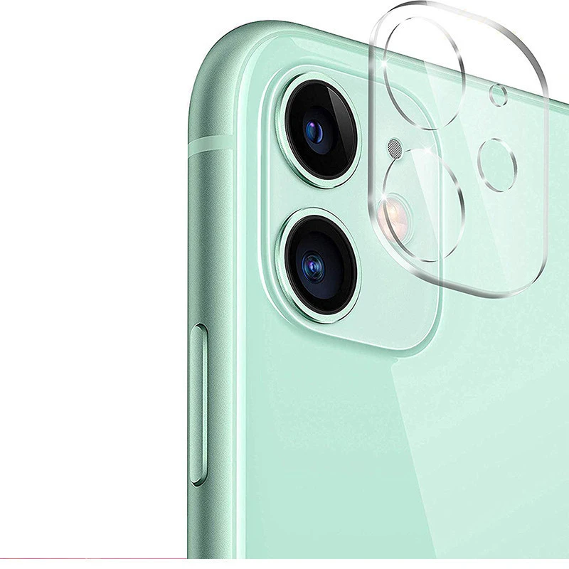Full Glue HD Clear Tempered Glass camera lens screen protector for iphone 11