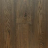 Fumed Mist White color Oak Multilayer engineered flooring 190mm width OSMO oil Coating Emboss surface treatment solid wood floor