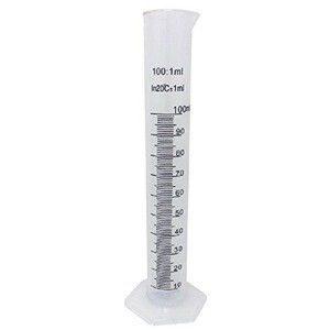 Function of 150ml measuring cylinder plastic