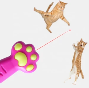 Funny Pet Red Laser Pointer Exercise Interactive Pet Toy New Update USB Charge 3 in 1 Cat Laser Pointer Toy