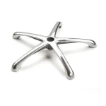 Furniture Leg for office chair 1.5mm Thickness R320mm R300mm R280MM R260MM R350MM Chromed and black color Swivel Chair Base