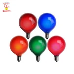 G50 Satin Multicolor Incandescent Decoration Colored Bulb
