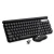 Import Gaming Keyboard and Mouse, 2.4G Wireless Retro Punk Typewriter-Style Keyboard Mice Combo from China
