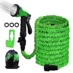 Garden Hose Reel Wall Mount Expandable 3 Times TPE Super-Strength expandable garden hose 100ft