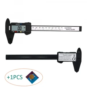 Gelsonlab HSPM-056 150mm LCD Digital Electronic Carbon Fiber Vernier Calipers Gauge Micrometer with Large LCD Screen Display