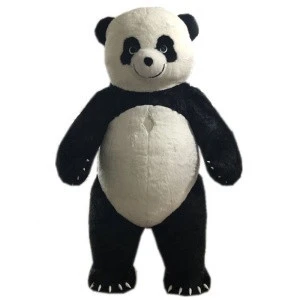Giant 2m/2.6m/3m/3.5m tall inflatable mascot costume adult walking inflatable panda mascot costume