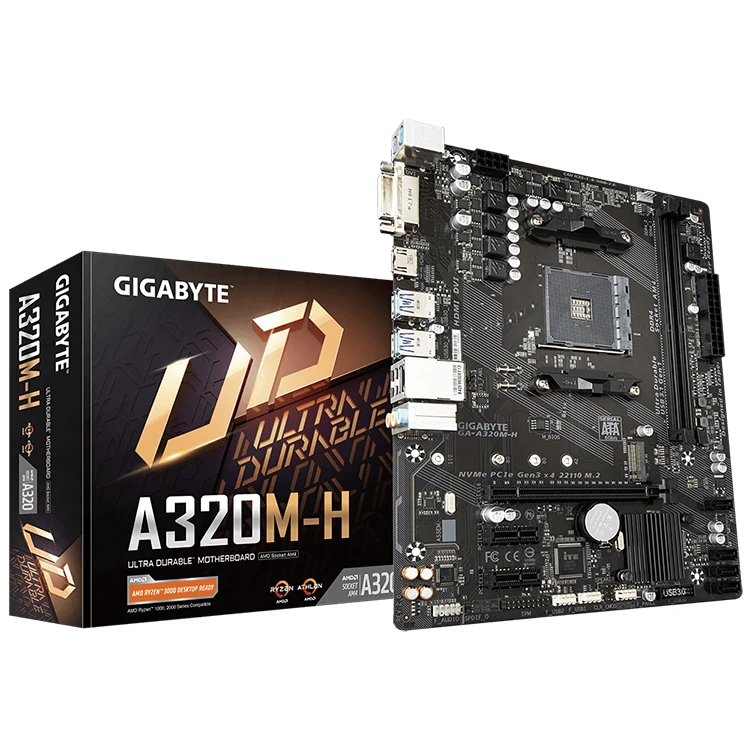 GIGABYTE A320M-H Gaming Motherboard with AMD Ryzen 3 3200G Processor Combo Suitable for Online Lessons