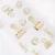 Import Gold Metal Clip Large-headed Binder Clips Office Binding Supplies Combination Set from China