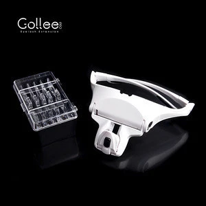 Gollee 5 lenses Eyelash Extension Magnifying Glass With light