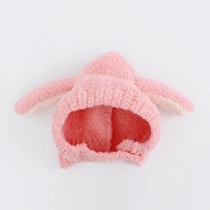 Good Price Fancy Baby Girls Boys Winter Hat Scarf Earflap Hood Scarves Caps Rabbit Ear Toddler Protector Hat