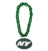 Good Quality Custom 3D EVA Foam Necklaces New York Jets Head Fan Chain