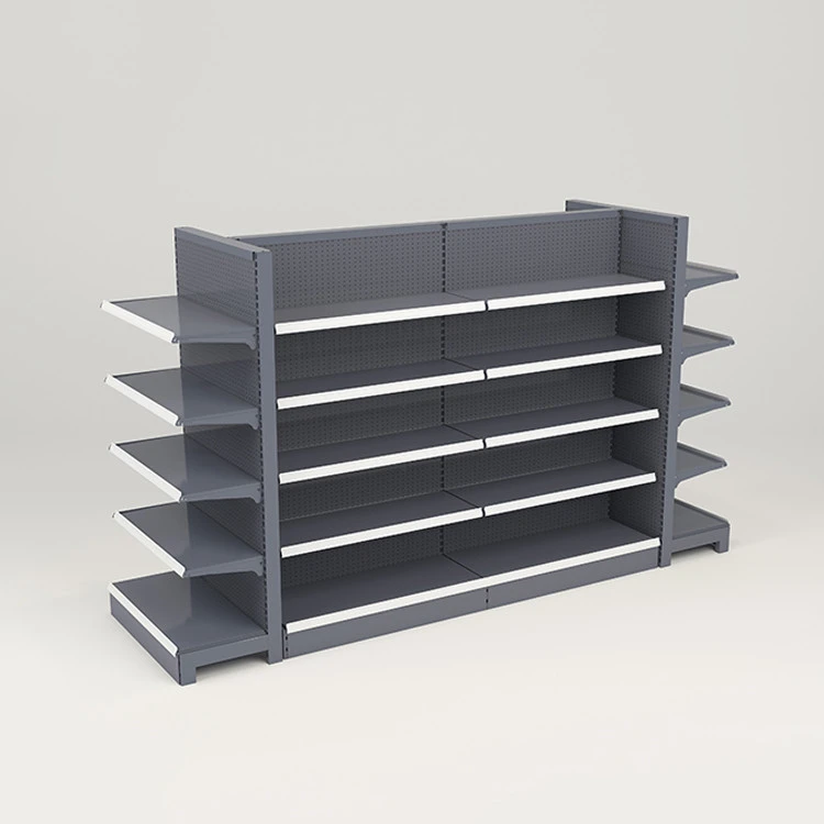 100% Good Quality Omnibearing Display Metal Shelf Used In Retail Supermarket And Store