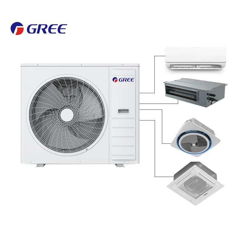 Gree Roof Top Split Mounted VRV VRF Inverter AC Condtioning System Units Central Air Condtioner For Home Office