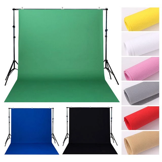 Green Screen Photo Background Photography Backdrops Backgrounds Studio Video Nonwoven Fabric Chromakey Backdrop Cloth