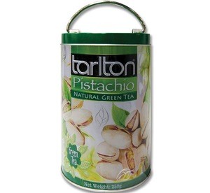 Green Tea in Tin  - Tarlton Pistachio Tea 250g for Special Wholesale Price - Best Tea from Sri lanka !