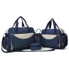 Guangdong handbags factory custom waterproof four set portable multi-function travel baby diaper bag fashion Mummy bags